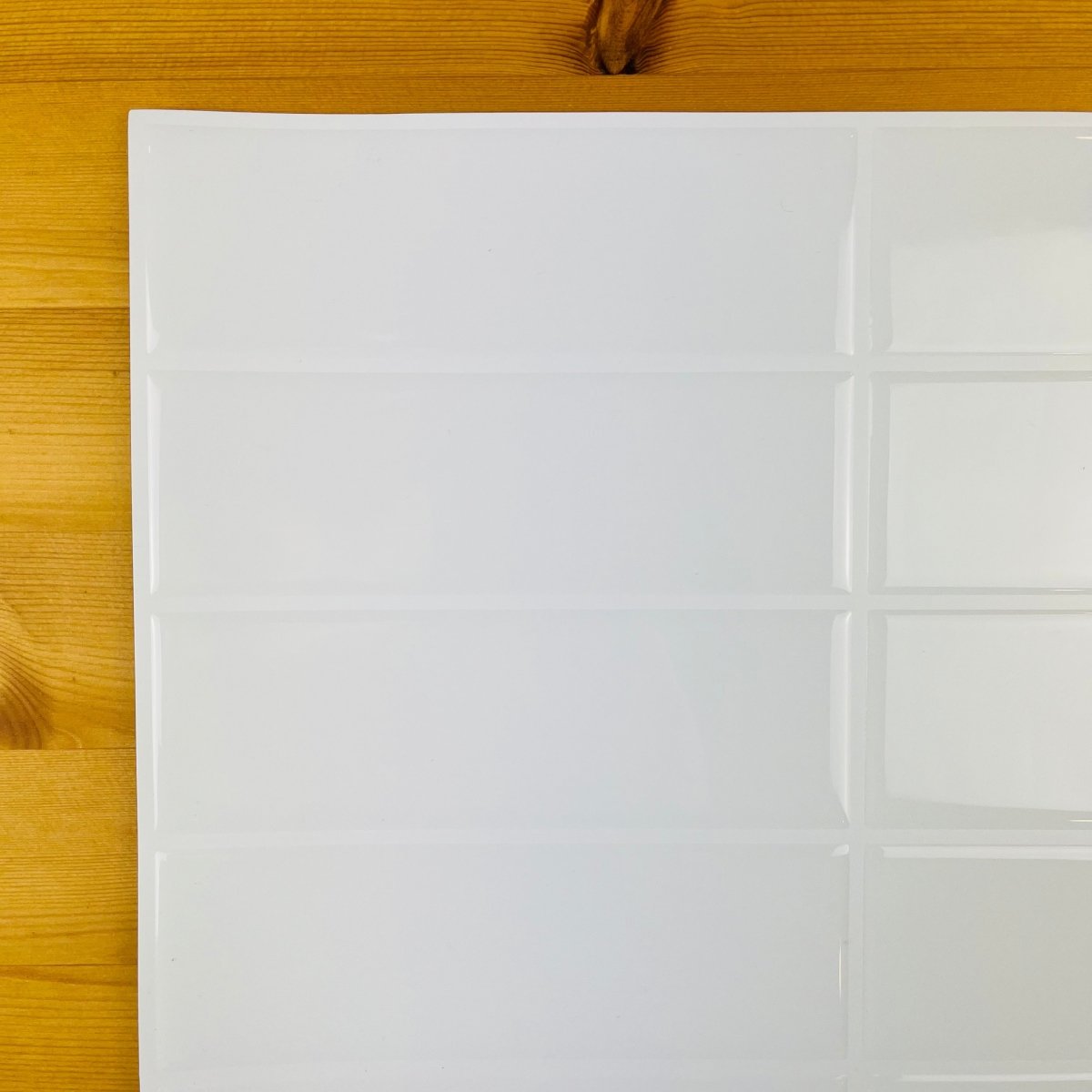 Kit Kat Stick on Tile (Pure White) - Sticky Tiles™ Australia