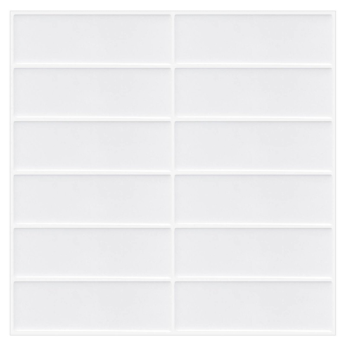 Kit Kat Stick on Tile (Pure White) - Sticky Tiles™ Australia