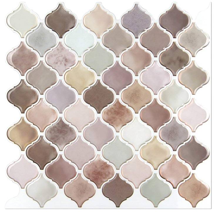 Lantern Stick on Tile (Brown/Grey) - Sticky Tiles™ Australia