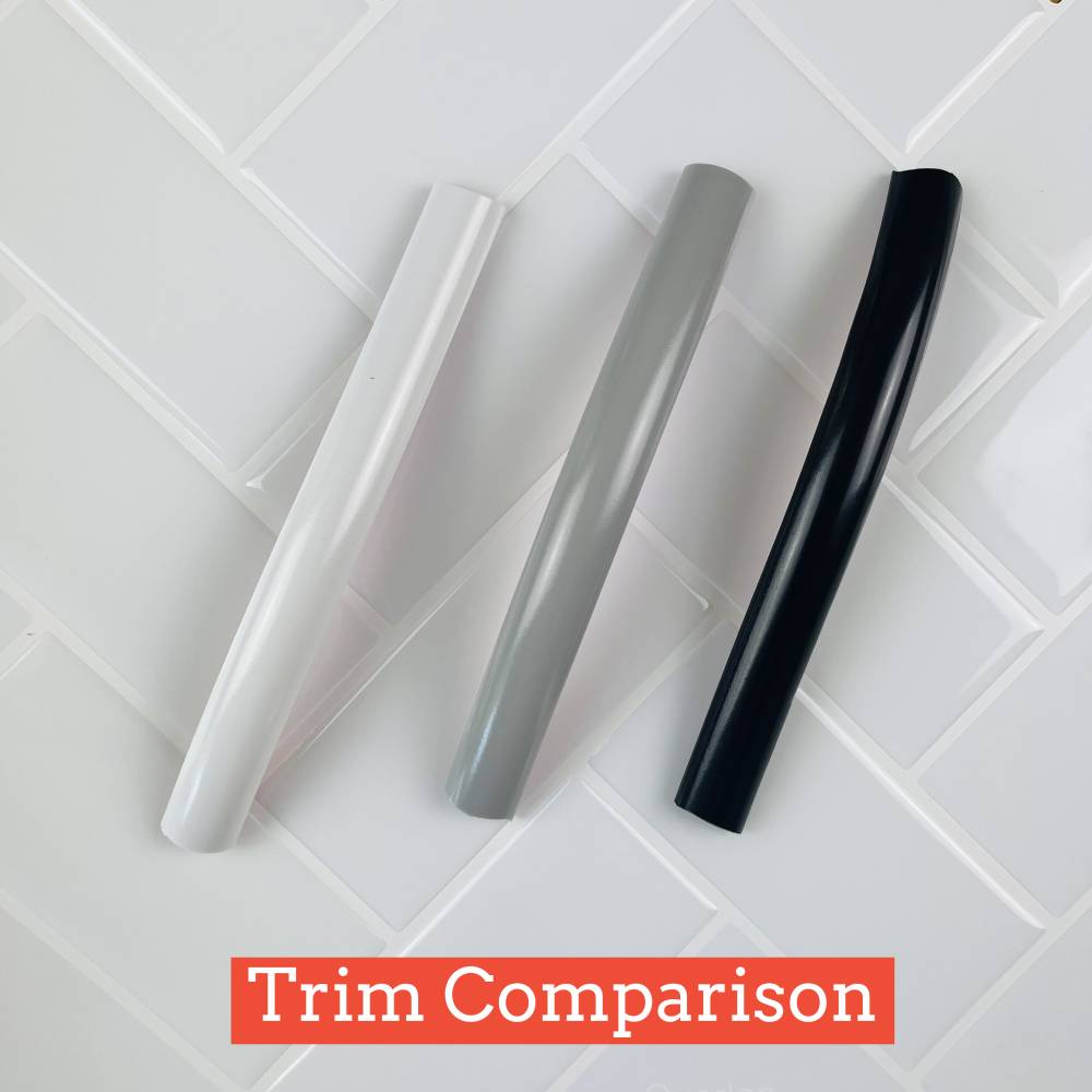 Herringbone Stick on Tile (Pure White) - Sticky Tiles™ Australia