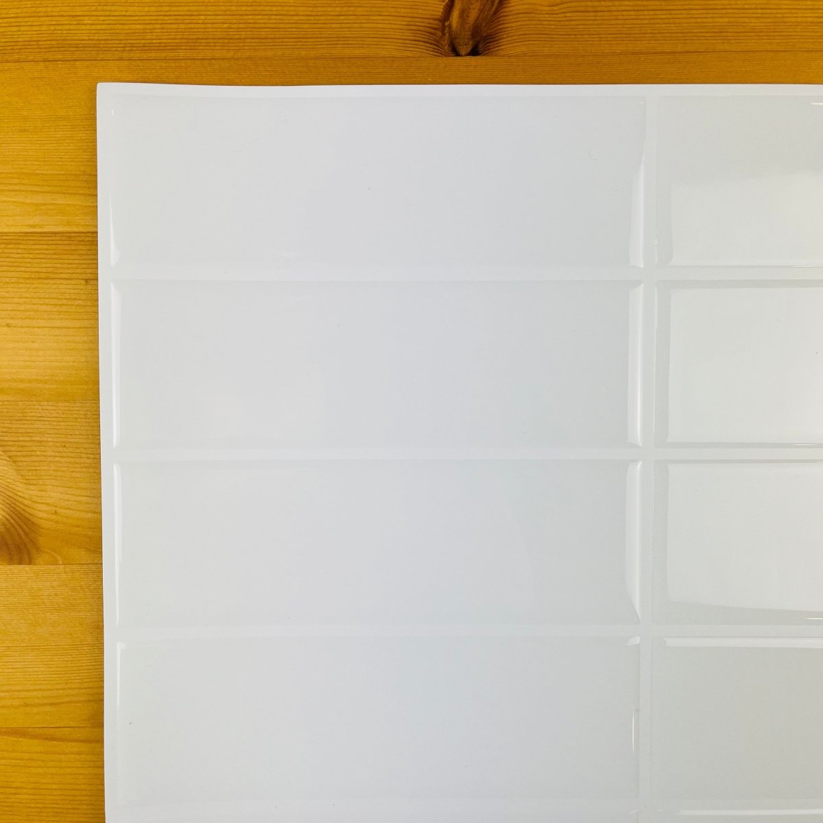 Kit Kat Stick on Tile (Pure White) - Sticky Tiles™ Australia