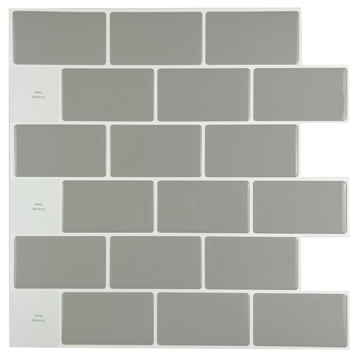 Subway Stick on Tile (Grey) - Sticky Tiles™ Australia