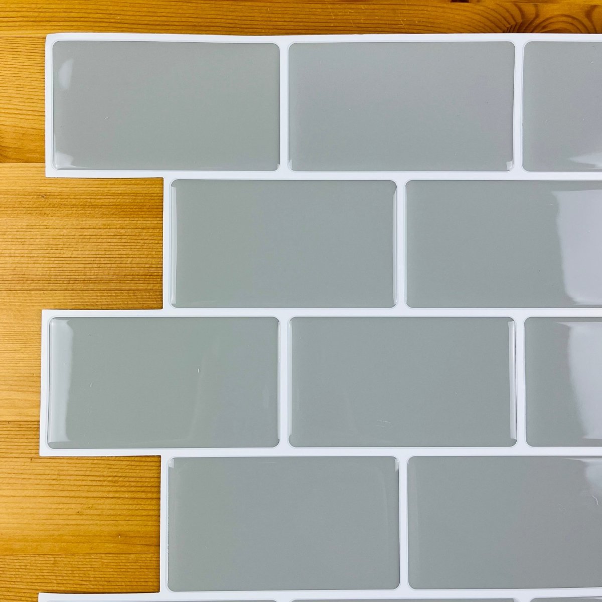 Subway Stick on Tile (Grey) - Sticky Tiles™ Australia