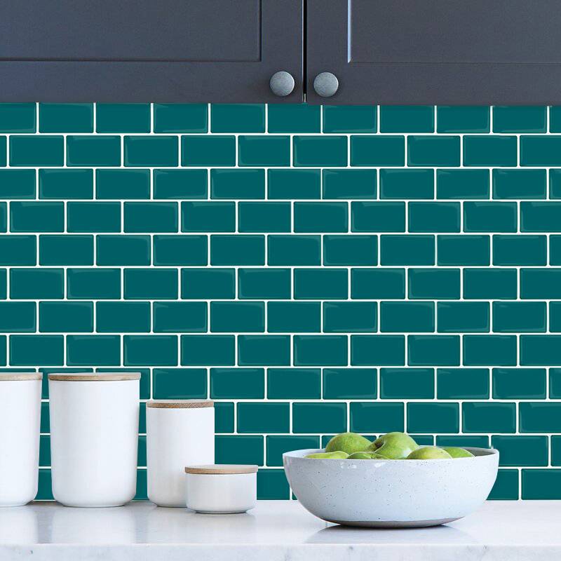 Subway Stick on Tile (Jade Green) - Sticky Tiles™ Australia